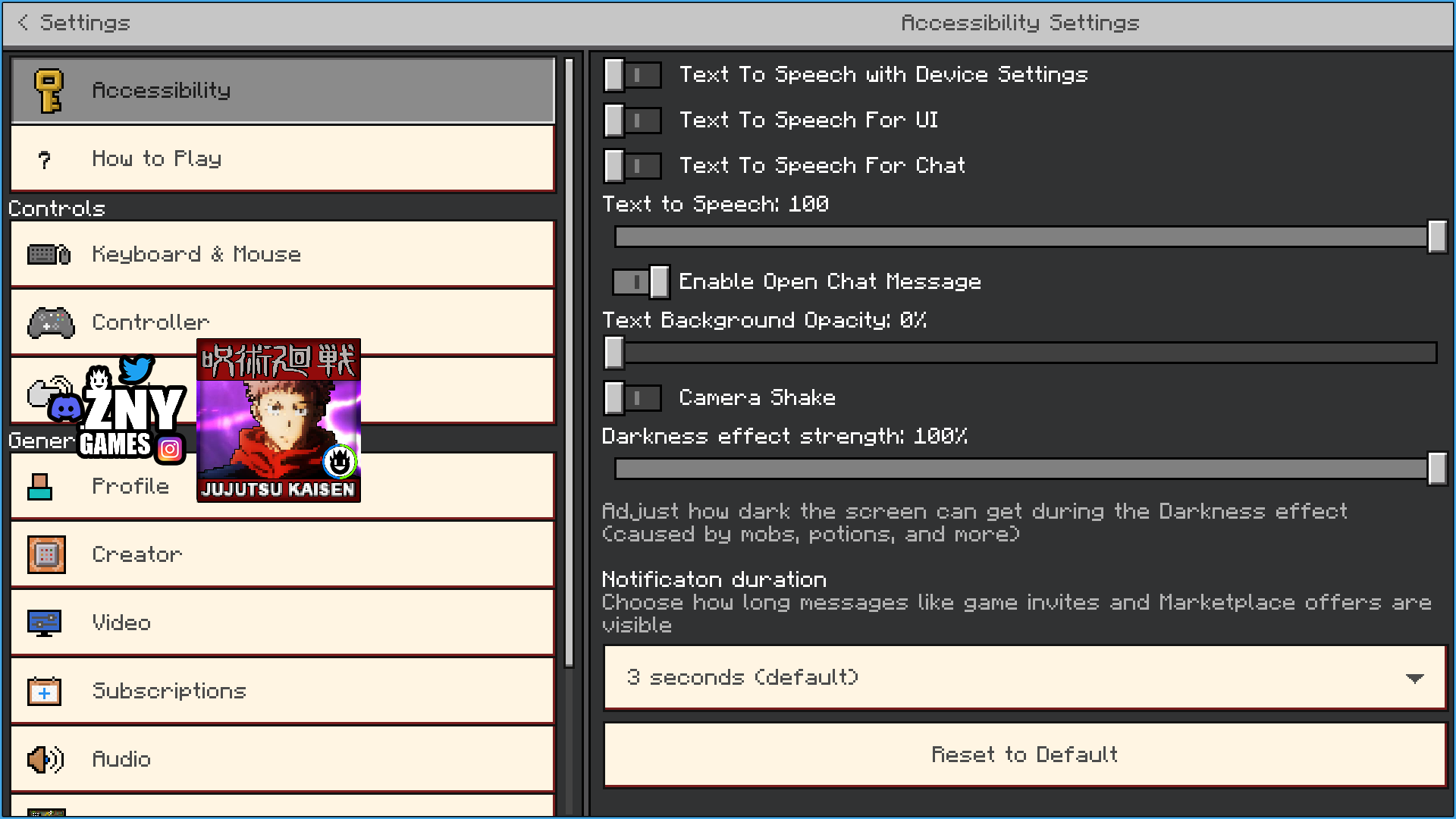 JUJUTSU KAISEN UI [BEDROCK] — screenshot 7