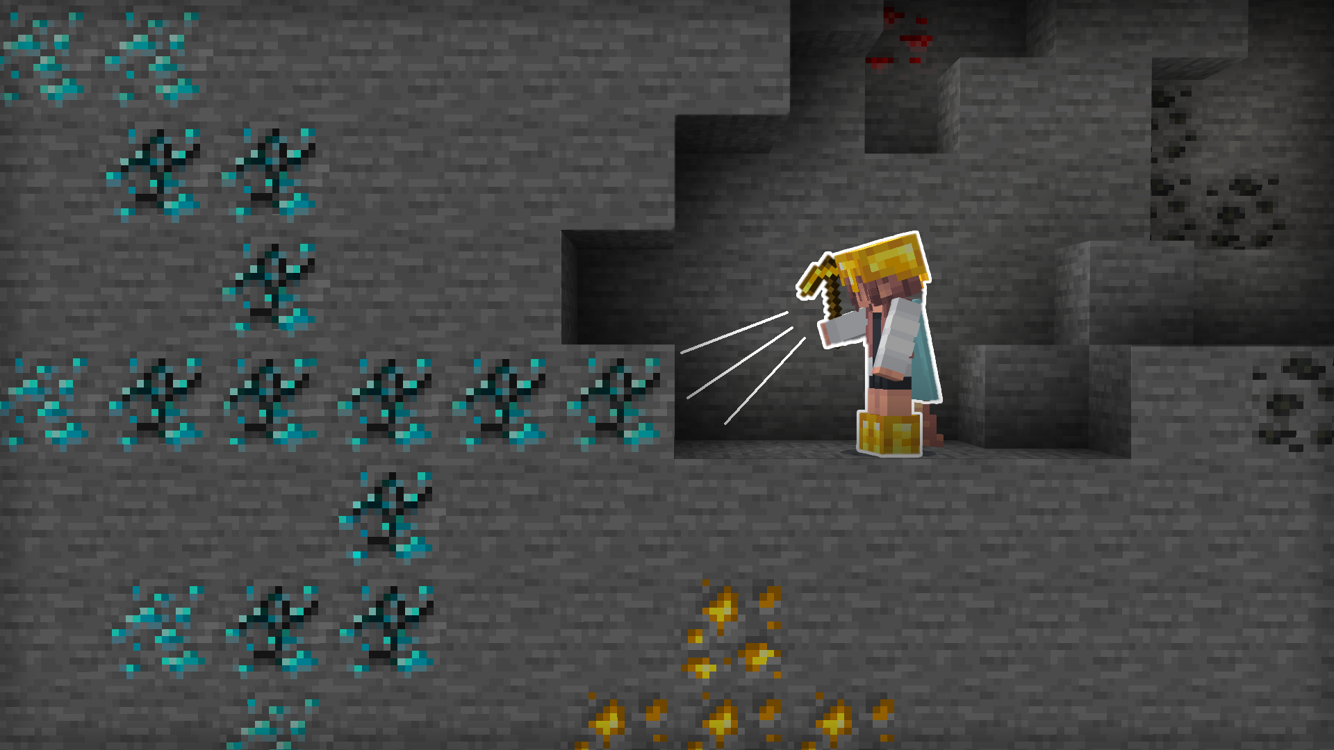 VeinMiner (Any pickaxe) — screenshot 1