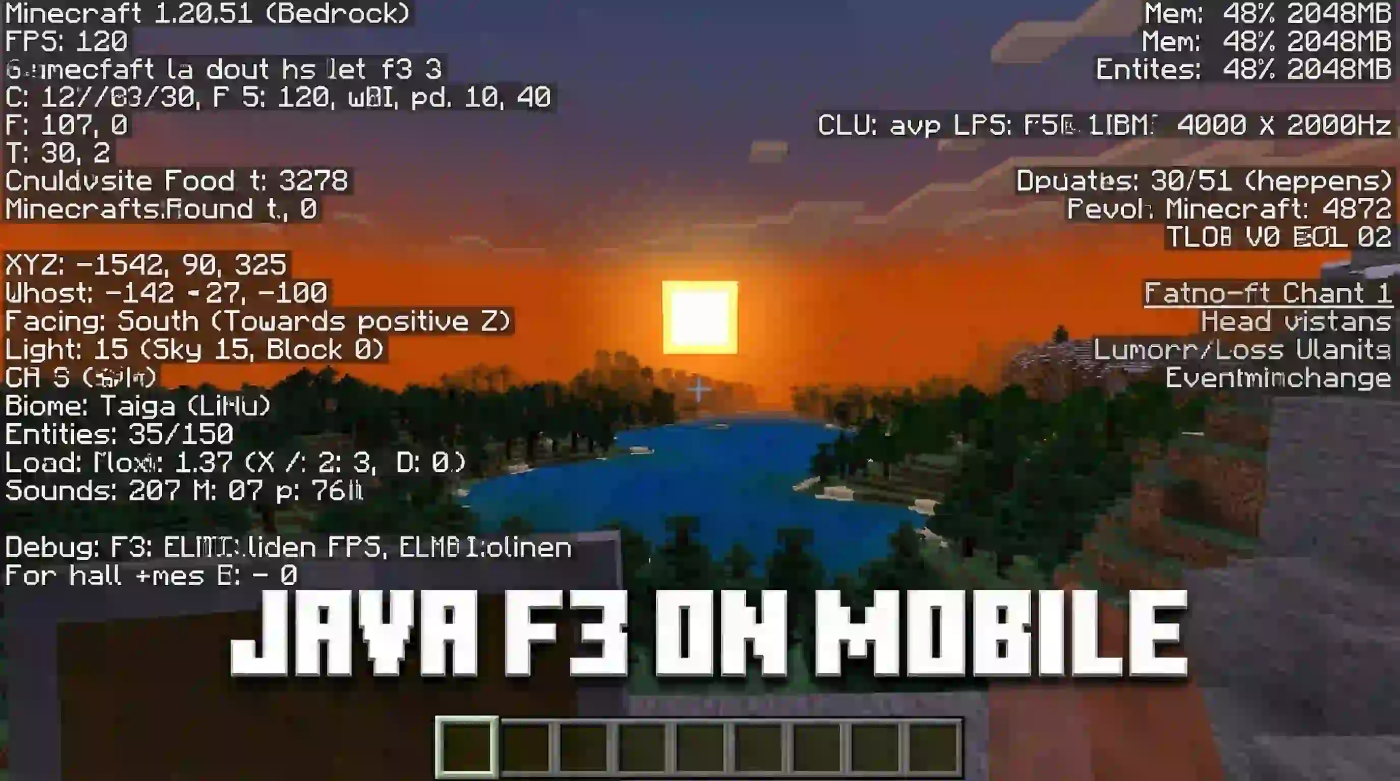 RR Debug Screen Ultimate: Java F3 HUD — screenshot 1