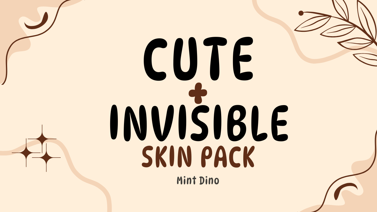 Cute + Invisible Skin Pack — screenshot 1