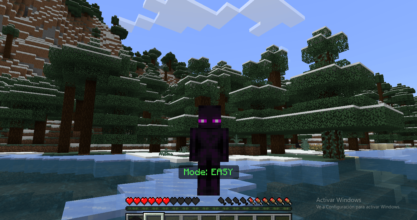 Minecraft but Water Hurts You 🌊🔥(Water is Lava) — screenshot 3