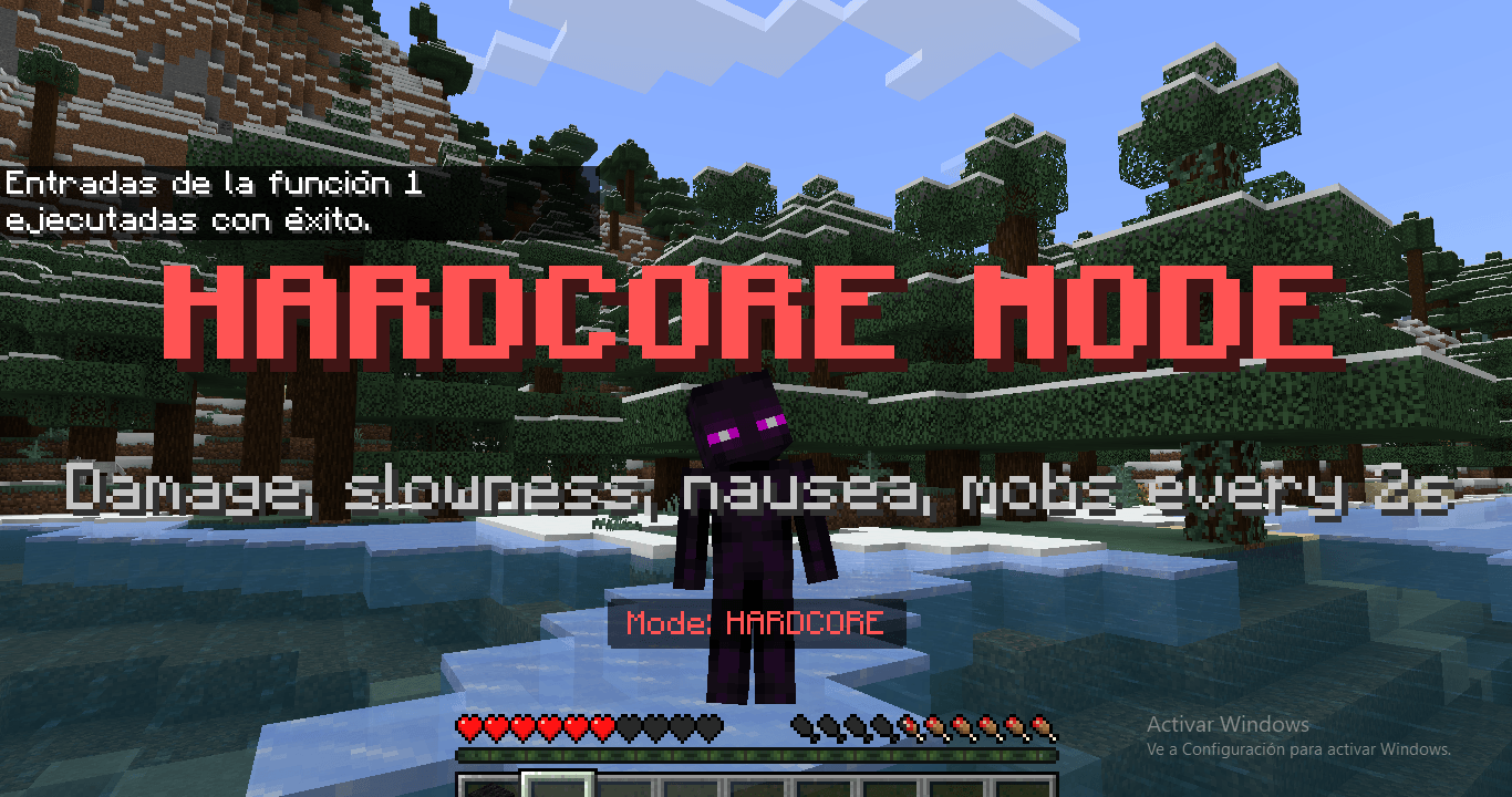 Minecraft but Water Hurts You 🌊🔥(Water is Lava) — screenshot 6