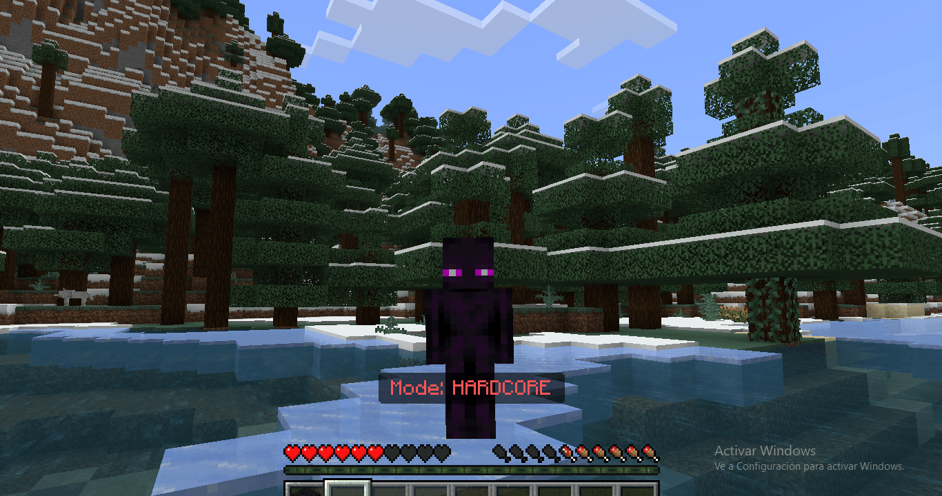 Minecraft but Water Hurts You 🌊🔥(Water is Lava) — screenshot 7