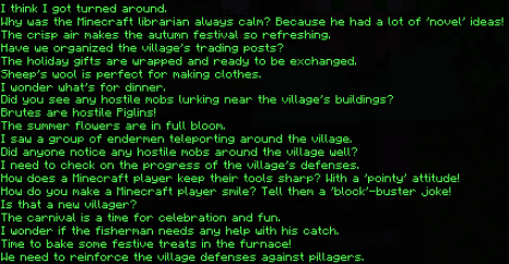 Chatty Villagers | Bedrock Edition — screenshot 2