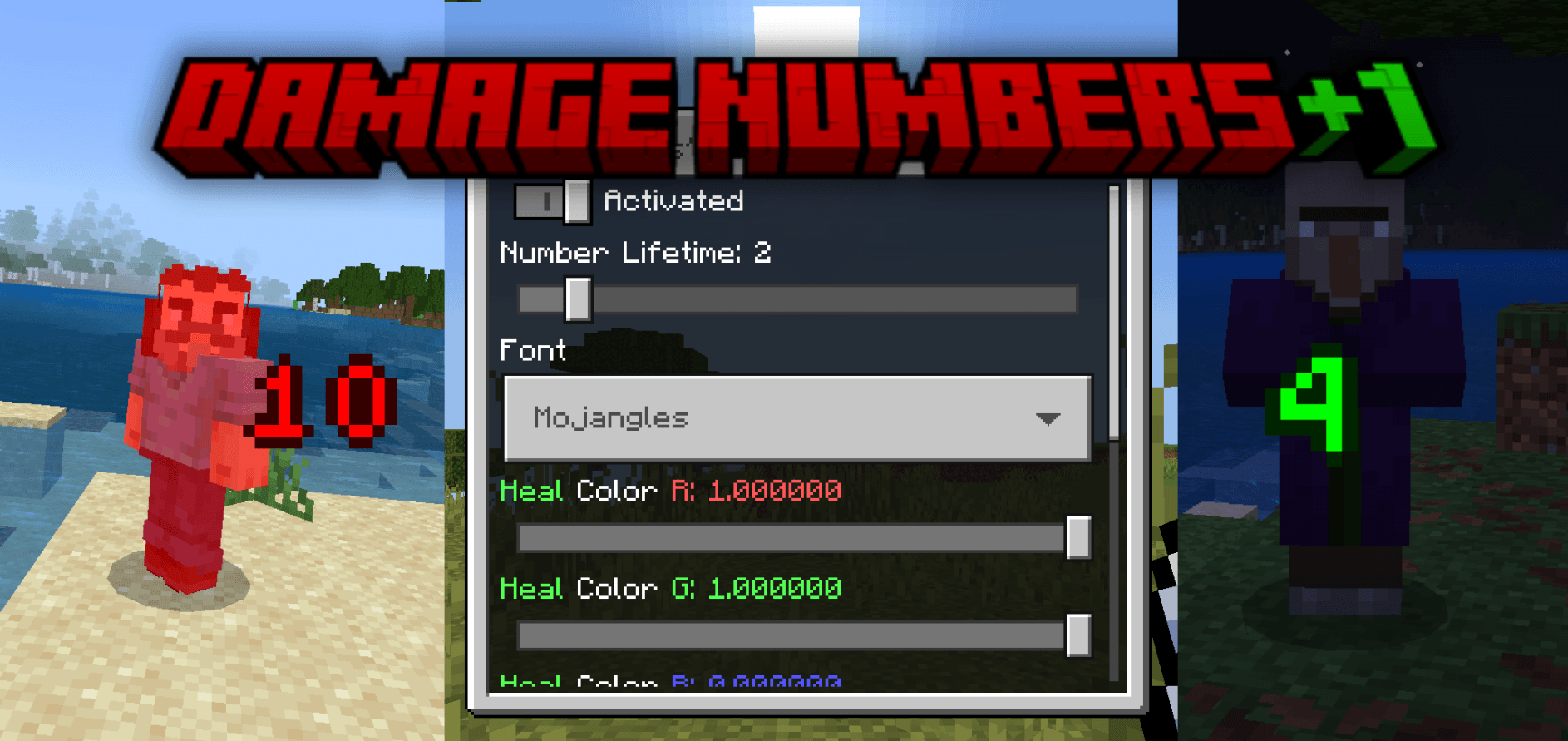 Damage Numbers (Damage Indicator) — screenshot 1