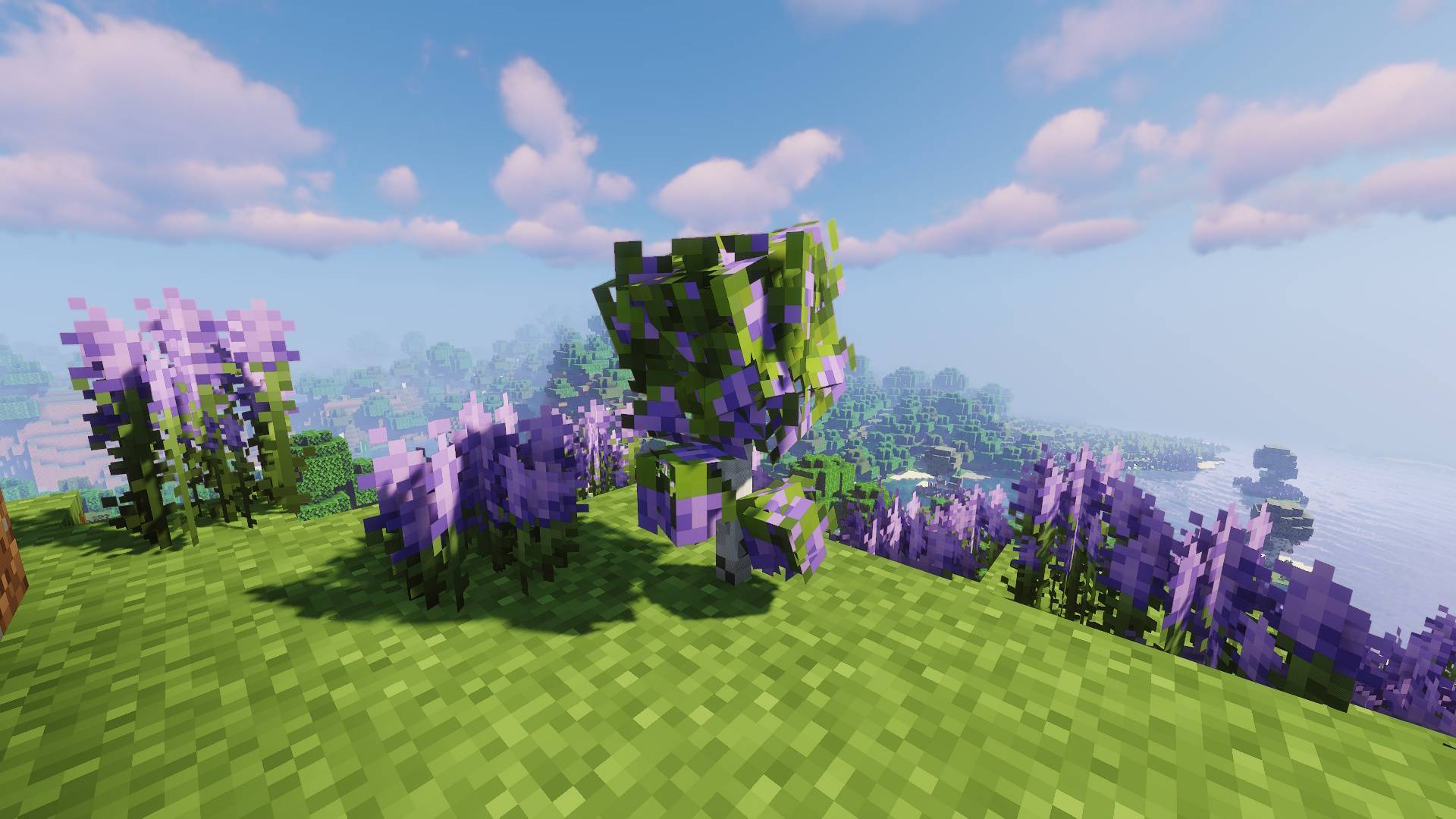 Minecraft Fake Tree The Lavender Update (Unofficial) — Minecraft Bedrock