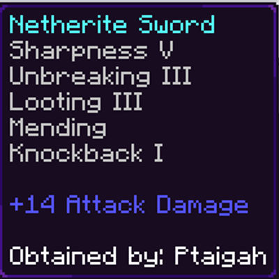 Obtained by