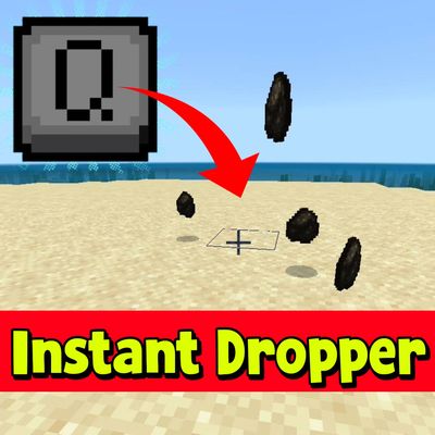 Instant Dropper Addon: Fast Item Drop (Java 'Q' Logic)