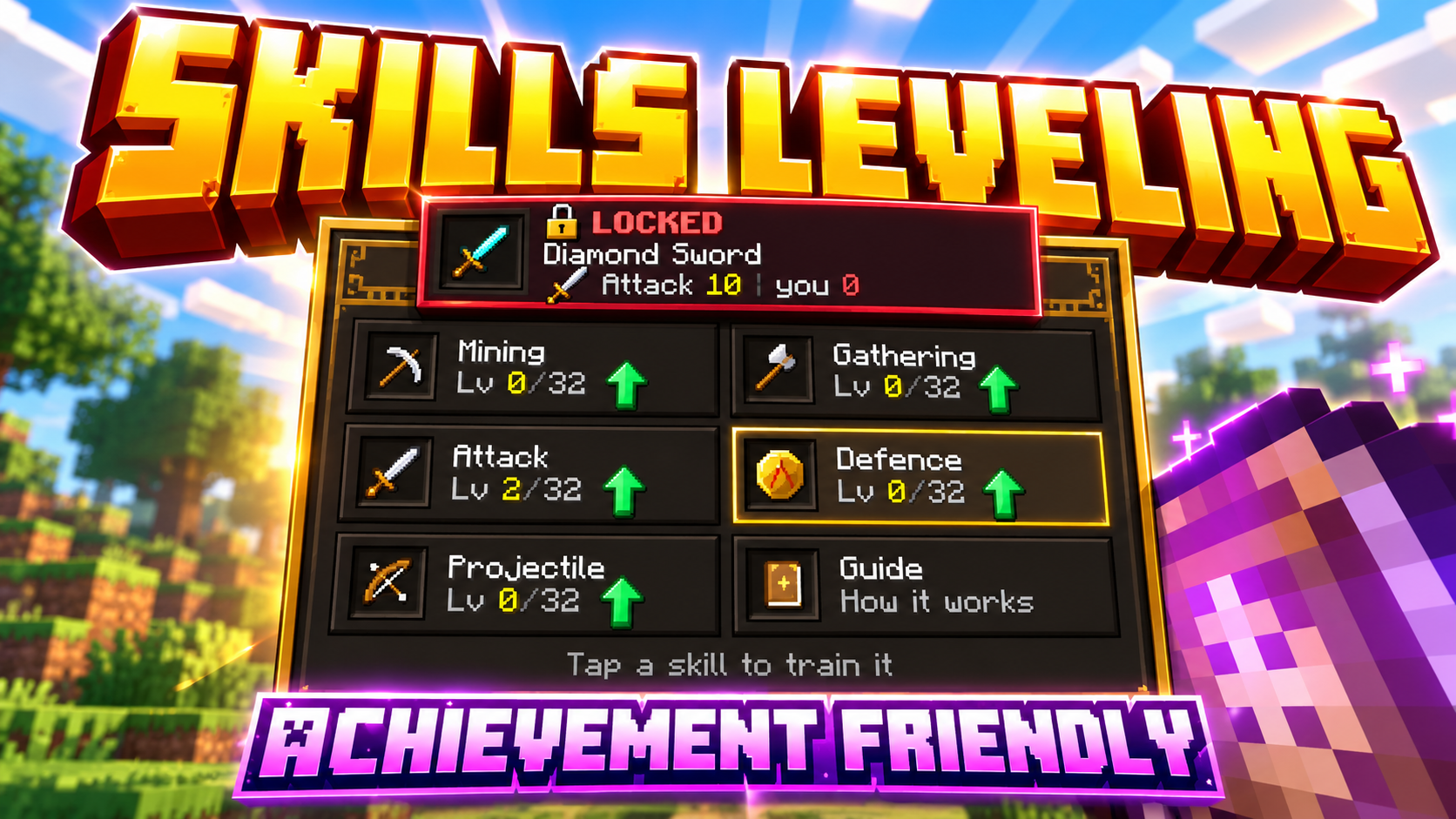 Skills Leveling [Achivement Friendly] — screenshot 1