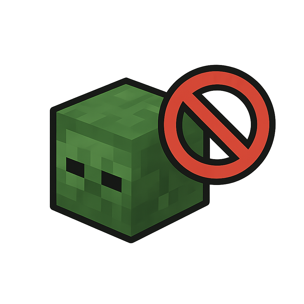 The No-Brainers Pack (No AI Mobs for Bedrock)