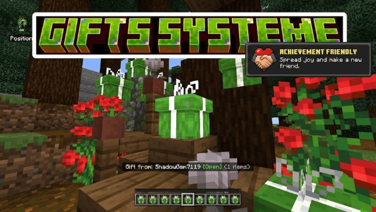 Gifts Systeme "send gifts to your friends and players" — screenshot 1