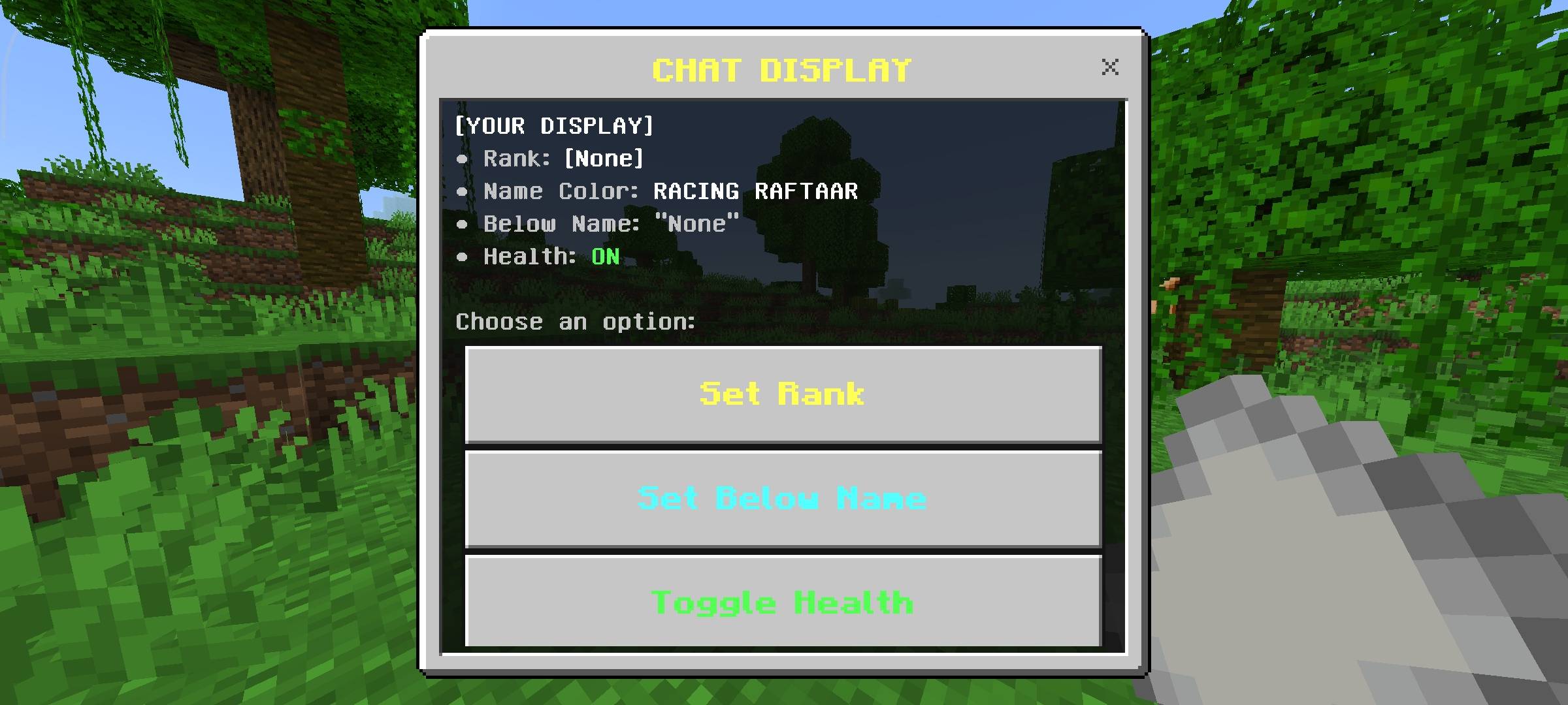 Chat Display - Custom Ranks — screenshot 2