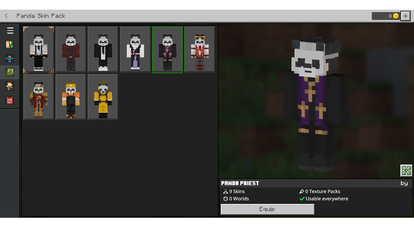 Panda Skin Pack — screenshot 3