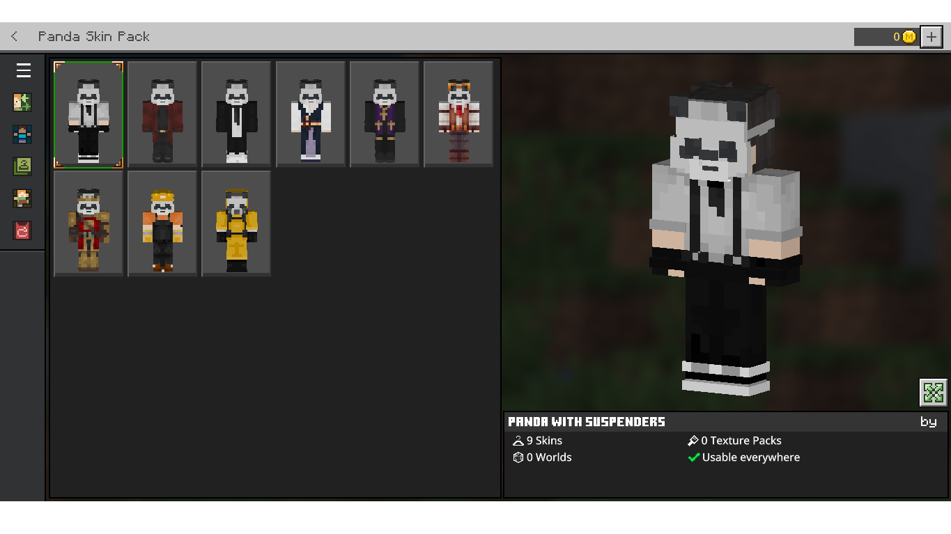 Panda Skin Pack — screenshot 4