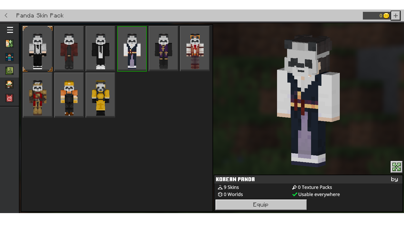 Panda Skin Pack — screenshot 5
