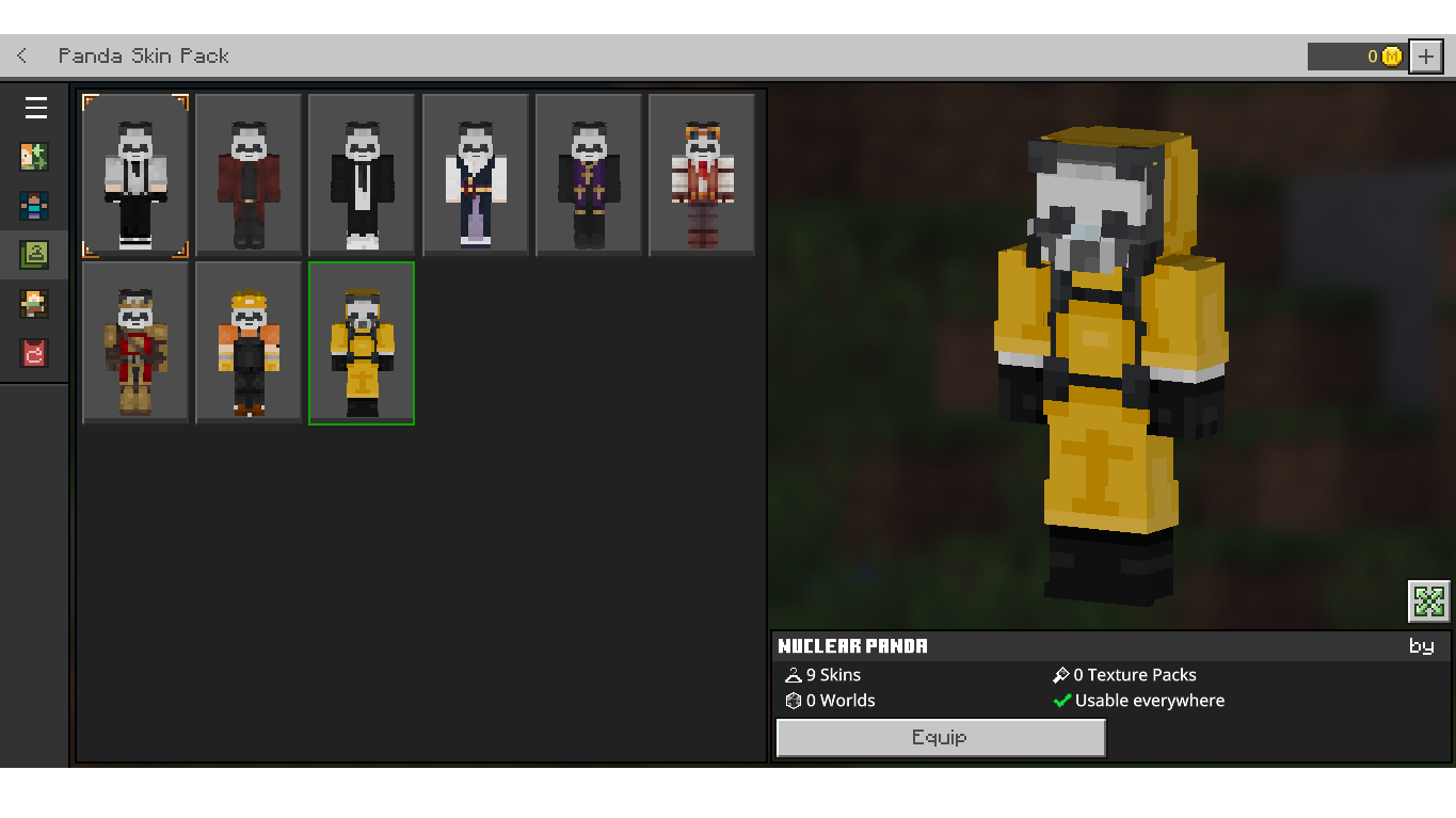Panda Skin Pack — screenshot 6