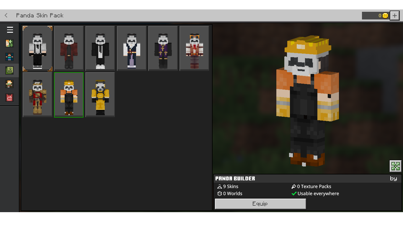 Panda Skin Pack — screenshot 8