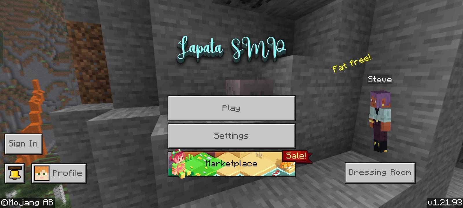 Minecraft Bedrock Title pack — screenshot 1