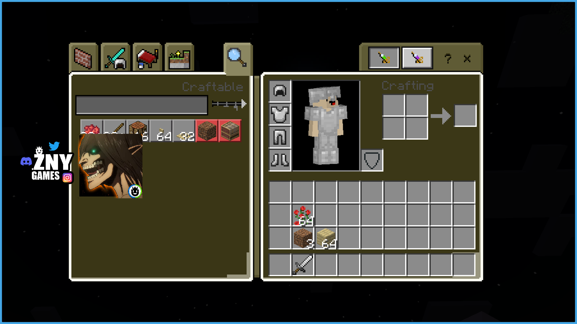 ATTACK ON TITAN UI [BEDROCK] — screenshot 6