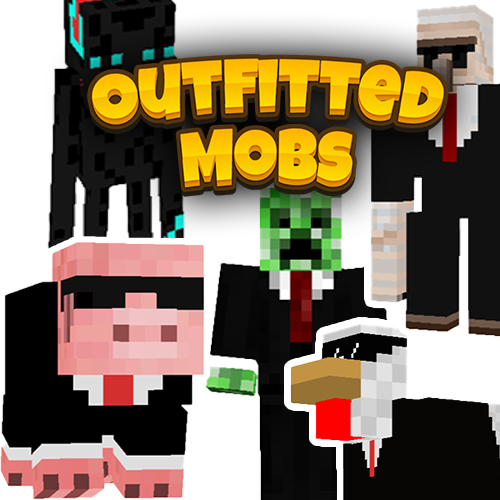 OutFitted Mobs Texture Pack | Dressed up Mob skins!