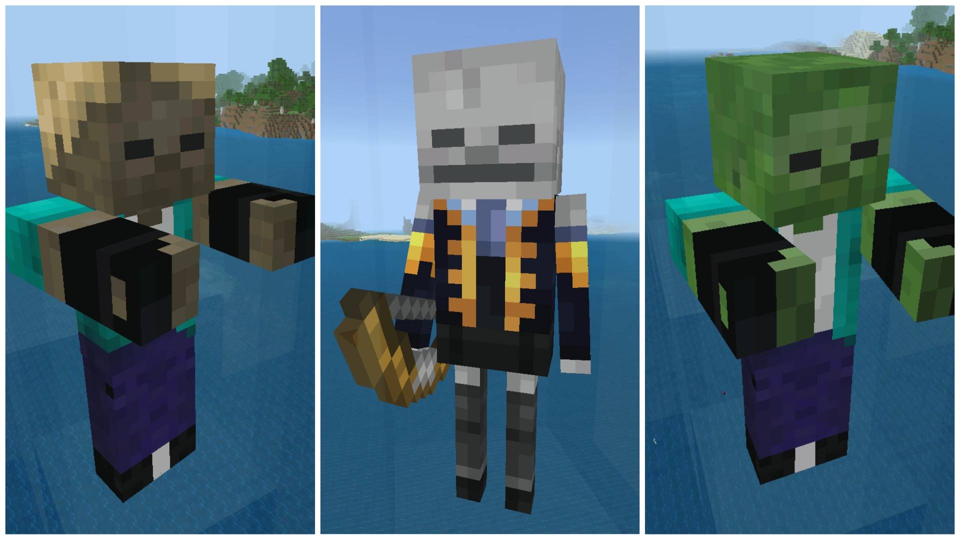 OutFitted Mobs Texture Pack | Dressed up Mob skins! — screenshot 3