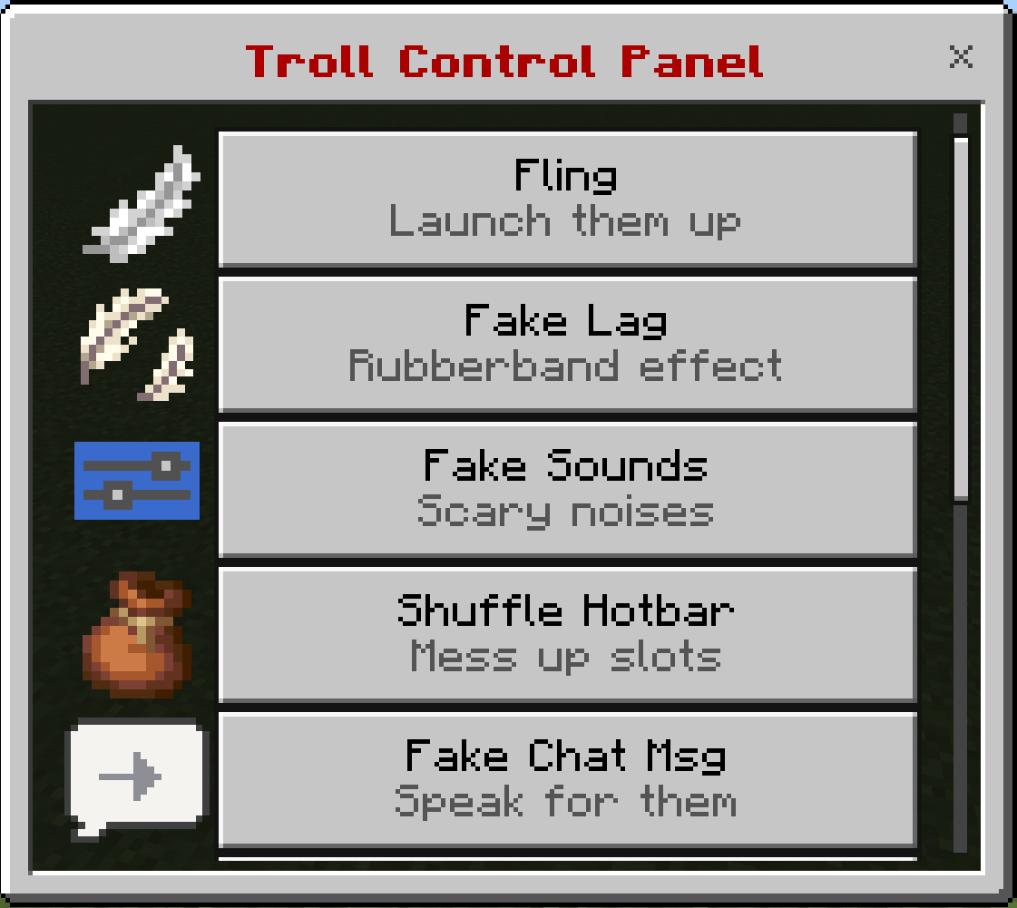 Troll Menu — screenshot 2