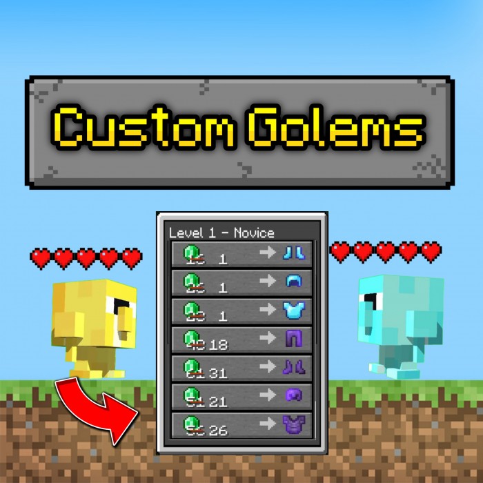 Custom Mini Golems — screenshot 1