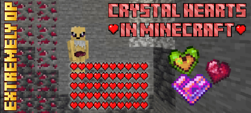 Crystal hearts in Minecraft — screenshot 1