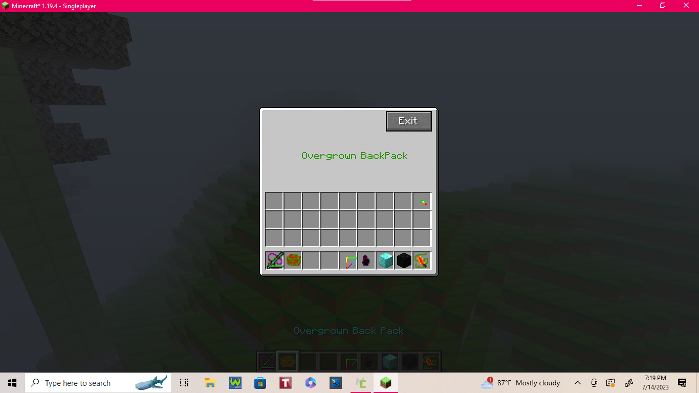 Overgrown And Void Dimensions: Bedrock Port — screenshot 1