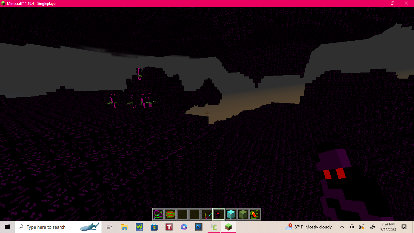 Overgrown And Void Dimensions: Bedrock Port — screenshot 2