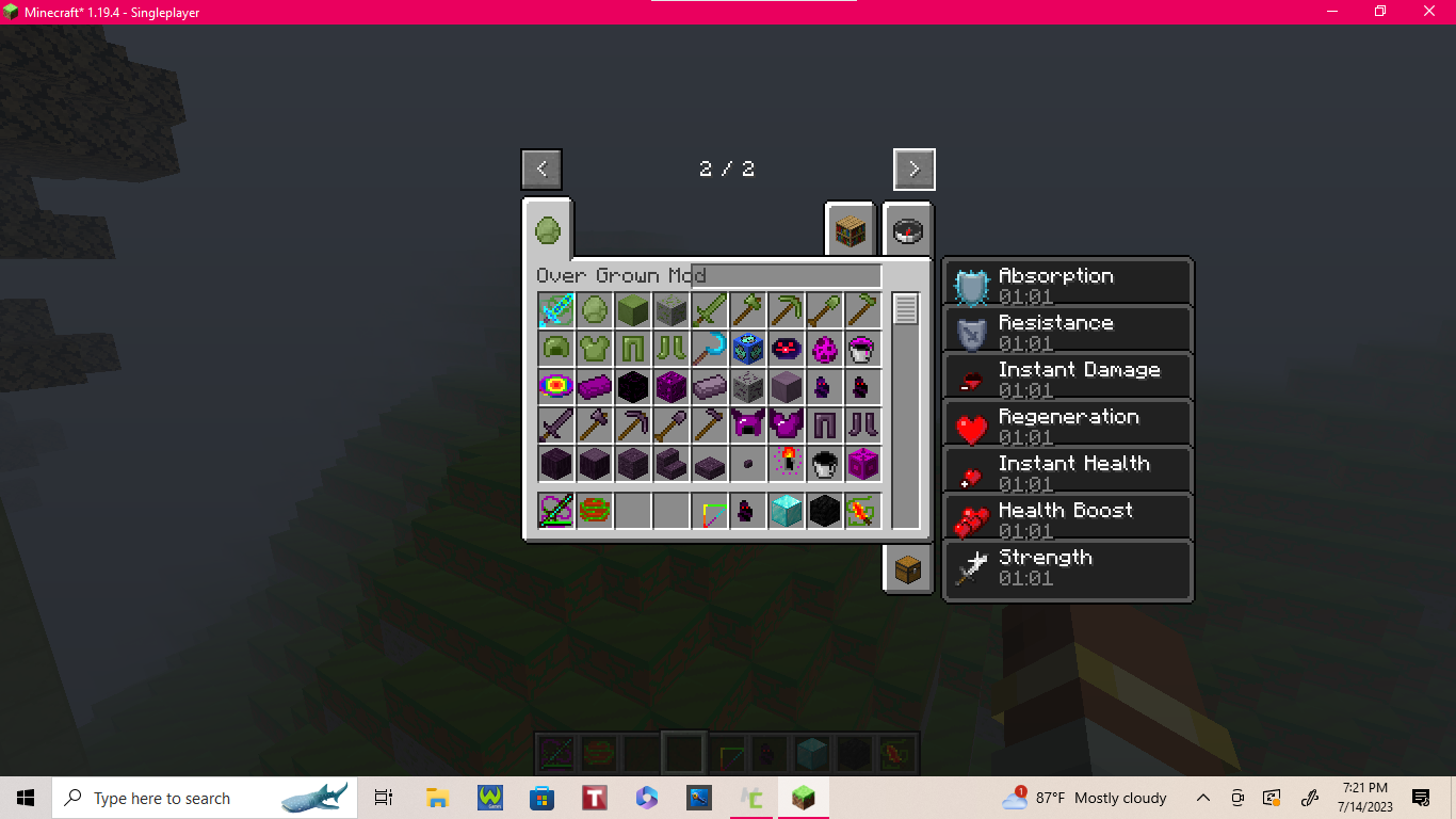 Overgrown And Void Dimensions: Bedrock Port — screenshot 4