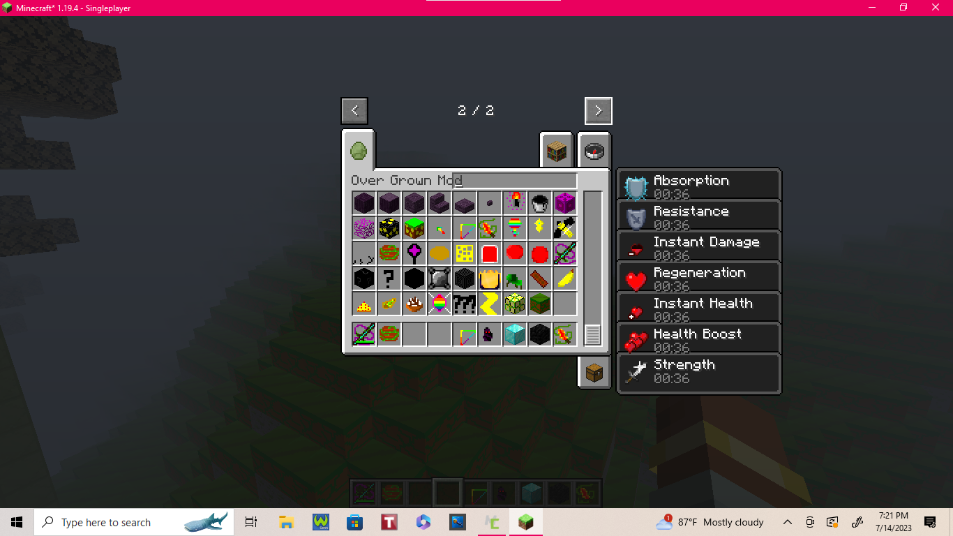 Overgrown And Void Dimensions: Bedrock Port — screenshot 5
