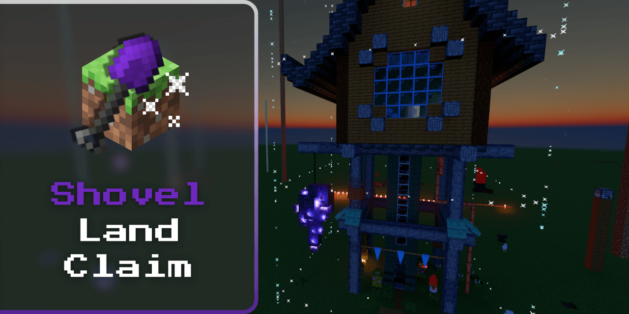 Shovel Land Claim [No Experiments!] — Minecraft Bedrock