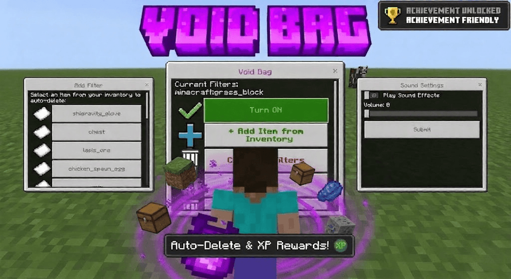 Void BaG "transfer trash to xp" — screenshot 1