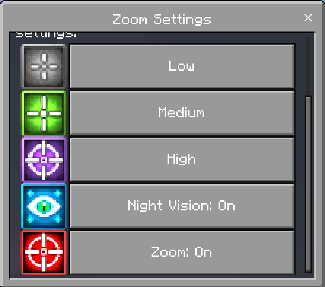 Improved Zoom – Player Controlled Zoom System — screenshot 2