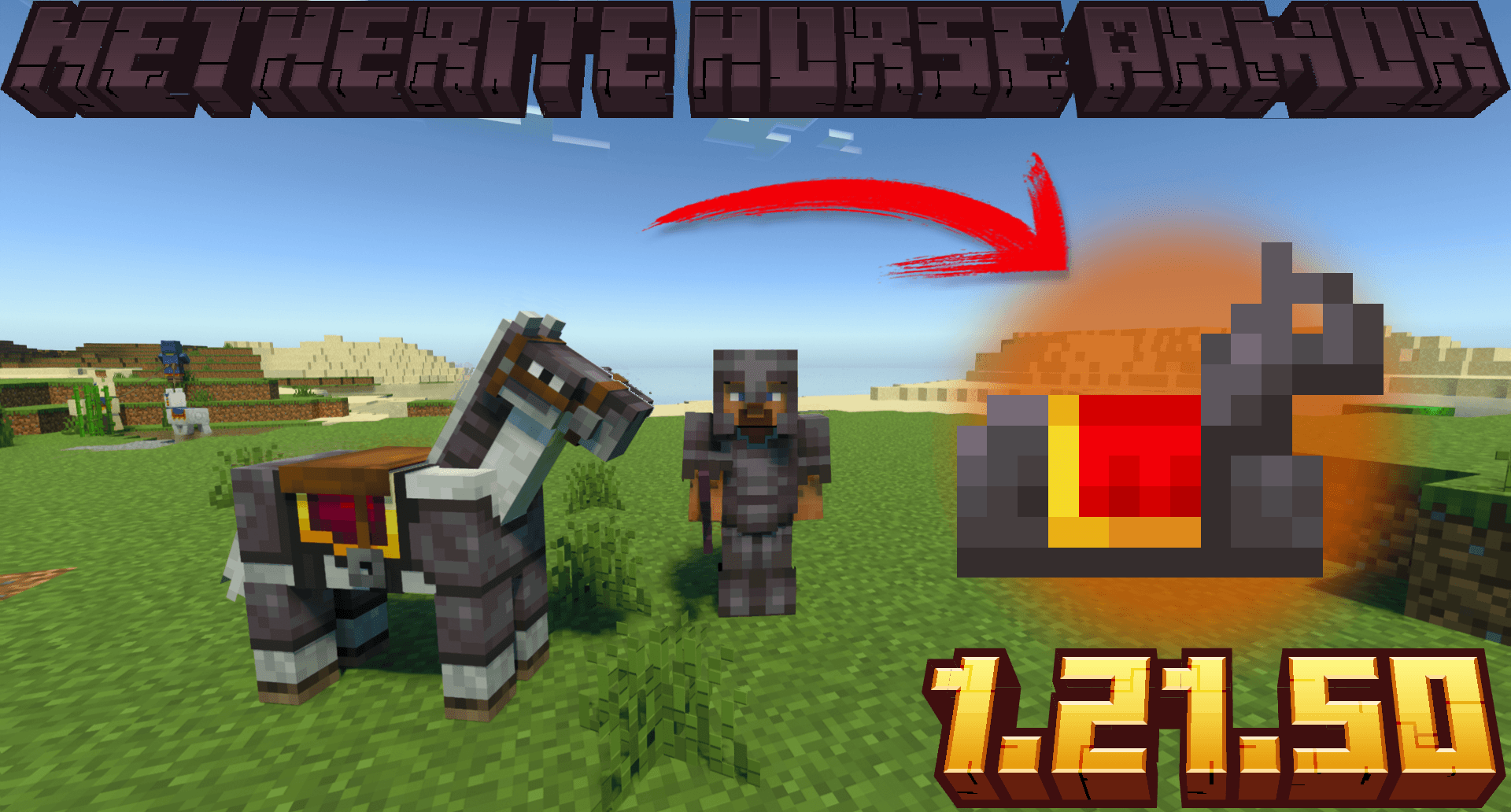 True Netherite Horse Armor — screenshot 1