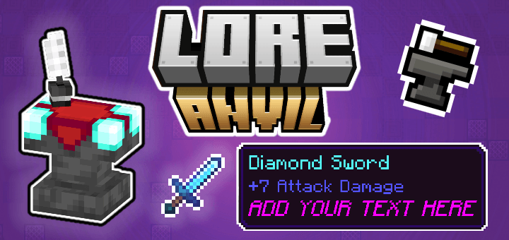 Lore Anvil | Add lore to items — screenshot 1