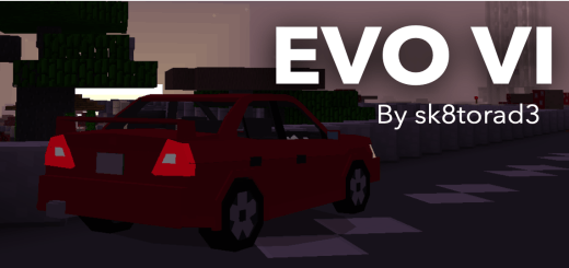 Lancer Evolution VI - Simple Car Addon - 1.21.90+ — screenshot 1