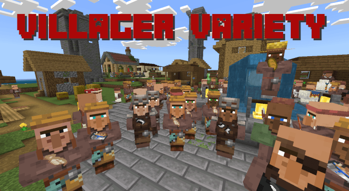 Villager Variety Texture Pack — screenshot 1