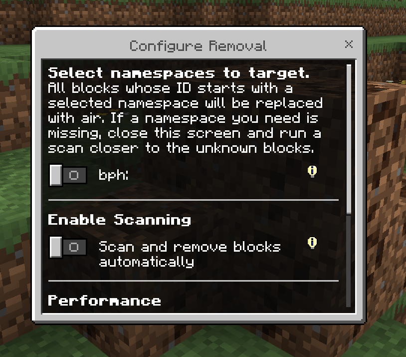 Unknown Block Remover — screenshot 3