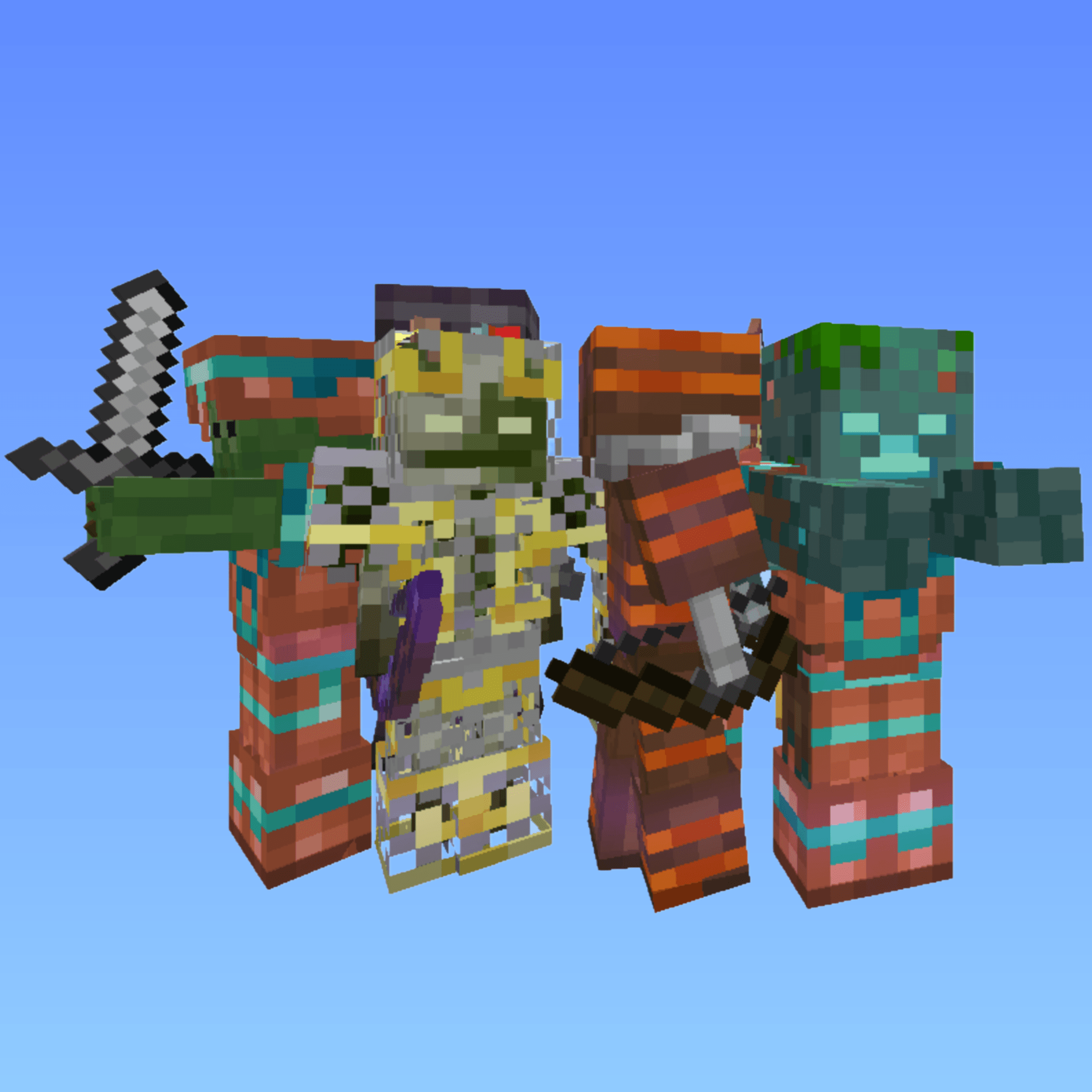 Mobs Spawn With Armor Trims — screenshot 1
