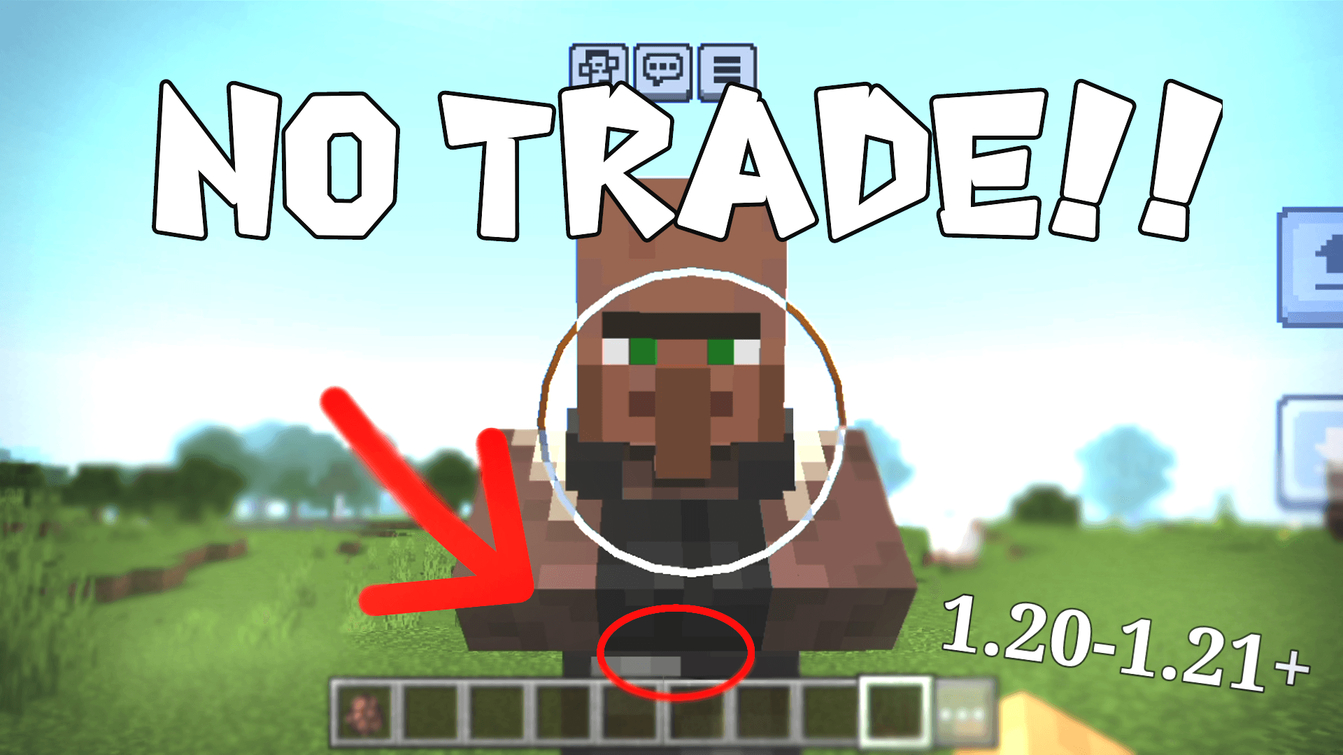 [No Trade!] Disable Villager Trading — screenshot 1