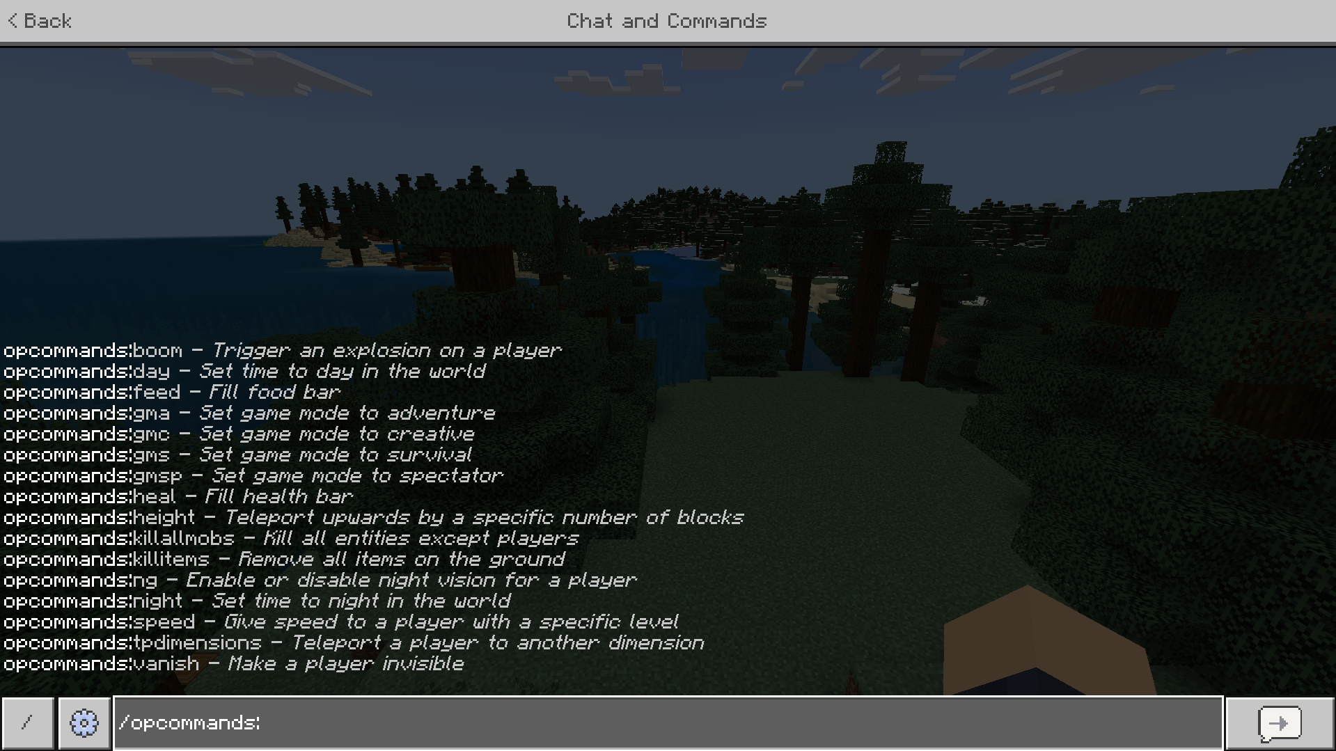Op-Commands BE — screenshot 1