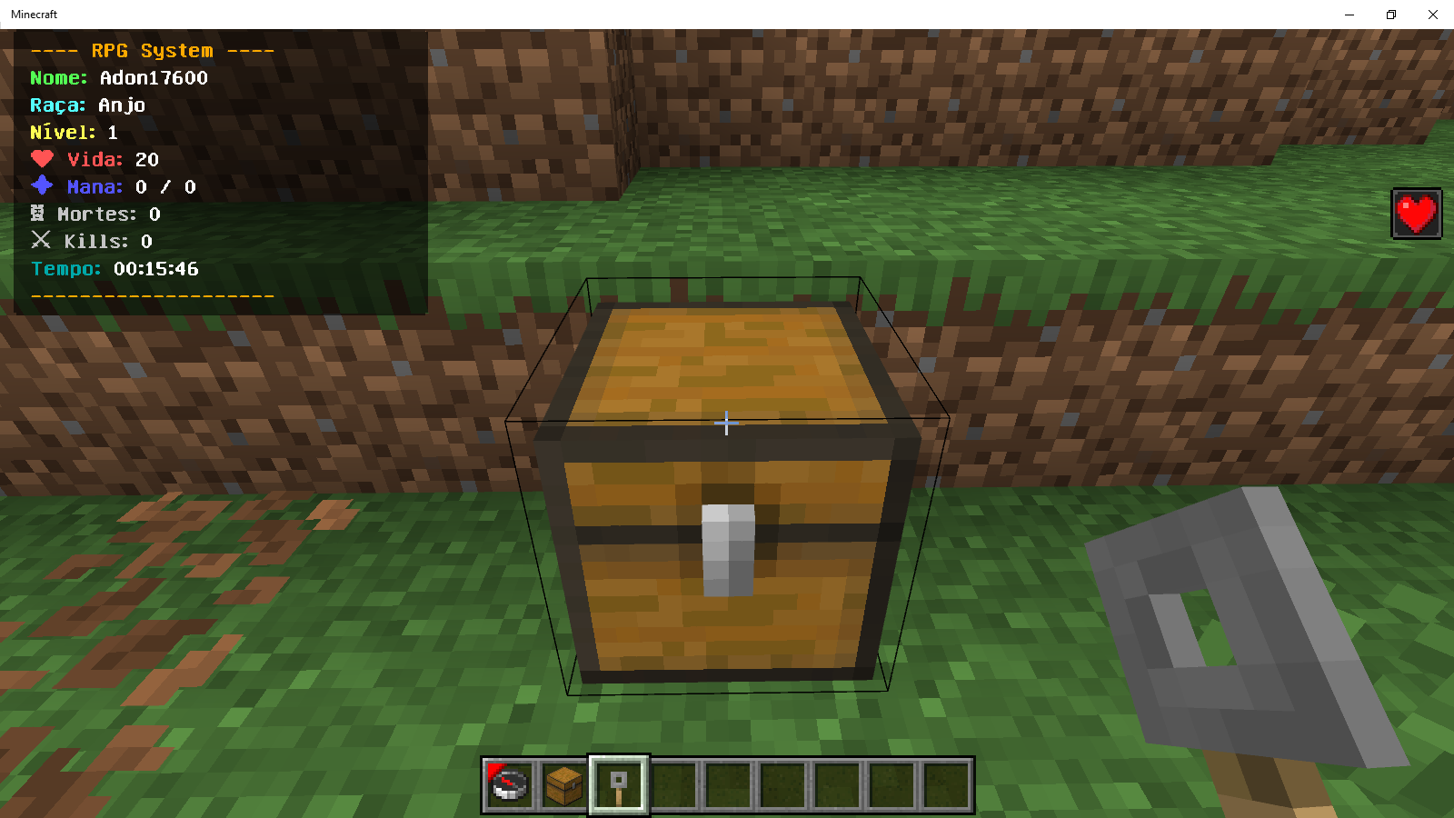 RPG sistem — screenshot 1