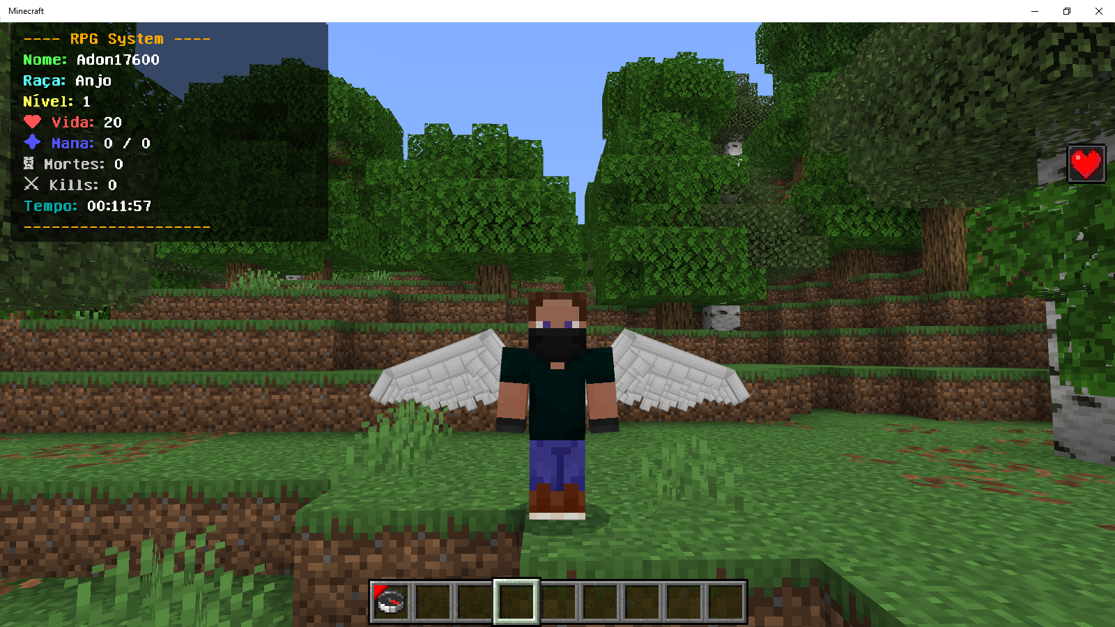 RPG sistem — screenshot 2
