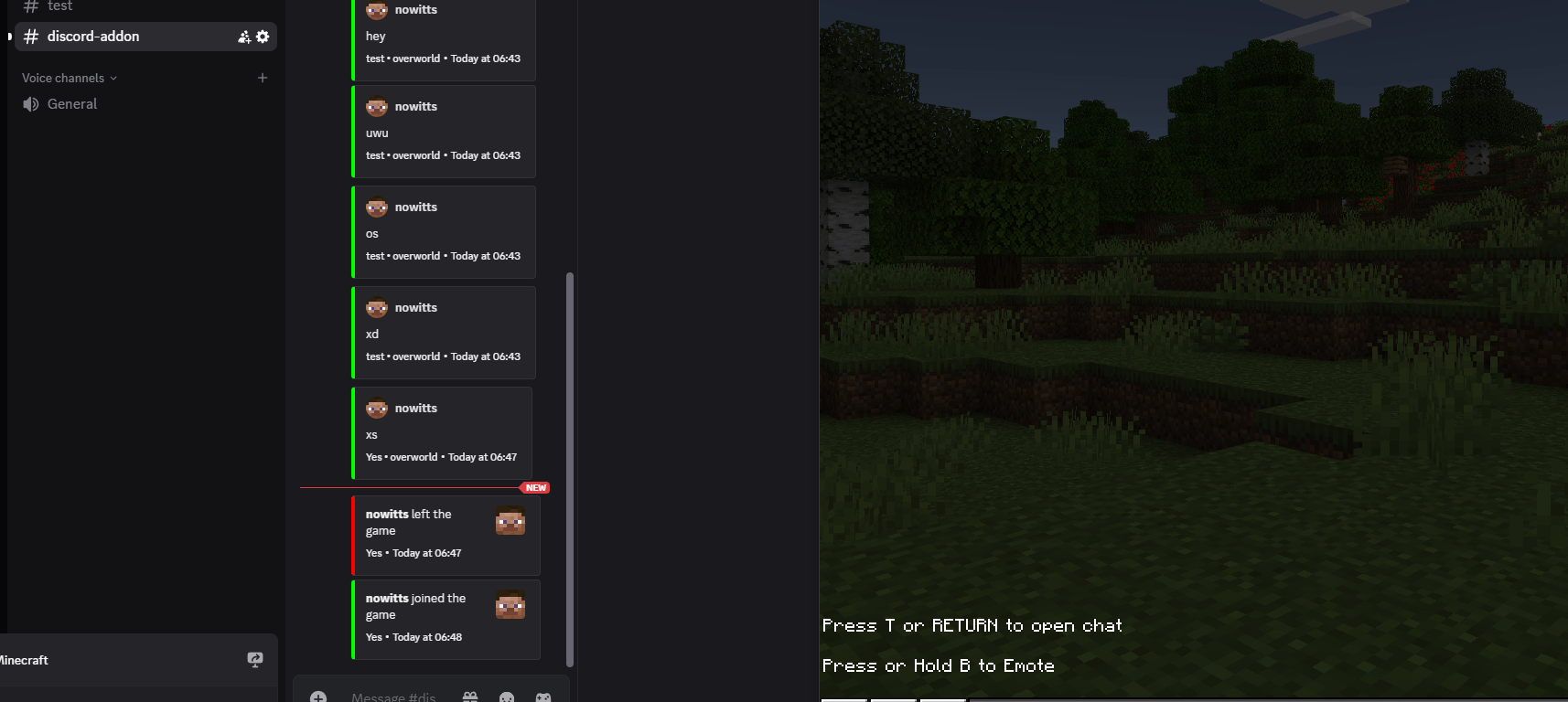 Dylan`s Discord Addon — screenshot 2