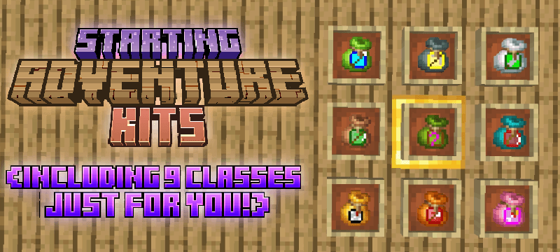 Starting adventure kits — screenshot 1