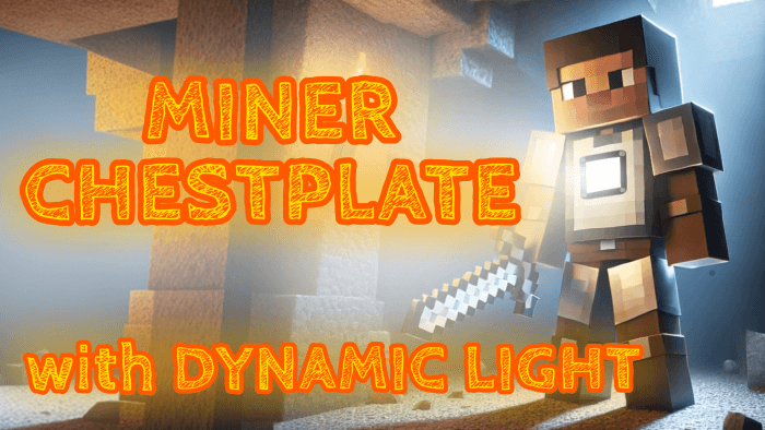 Miner Chestplate with Dynamic Light (Achievements Friendly) — screenshot 1