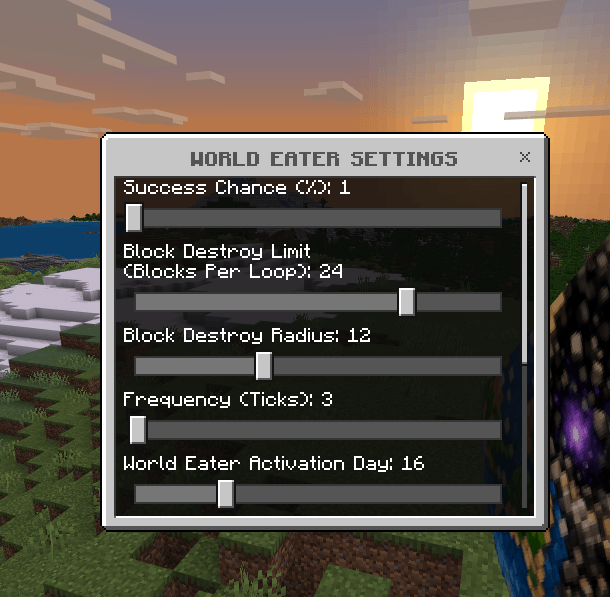 World Eater 2.0 [Vibrant Visuals Friendly] — Minecraft Bedrock