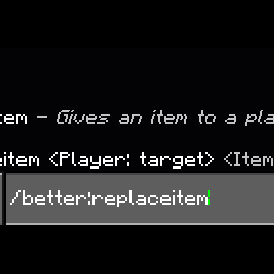 Better Replace Item